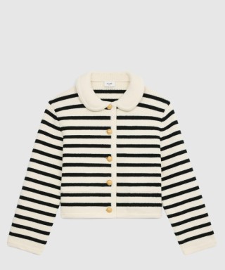 [CELINE-셀린느]스트라이프 울 카디건 재킷 RV09O5