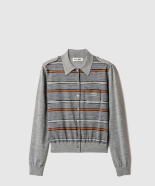 [MIUMIU-미우미우]울 가디건 MMF989