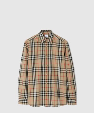 [BURBERRY-버버리]체크 코튼 셔츠 80705771