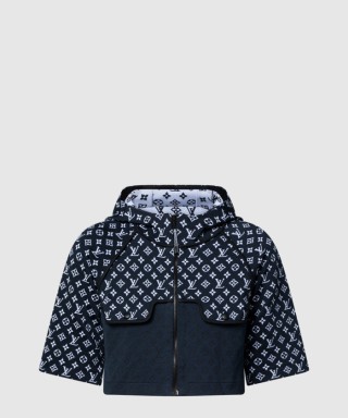 [LOUIS VUITTON-루이비통]크롭 MS 후드 집업 점퍼 1AI807