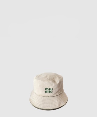 [MIUMIU-미우미우]코튼 버킷 햇 5HC699
