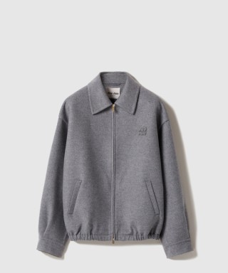 [MIUMIU-미우미우]더블 캐시미어 블루종 재킷 ML1304