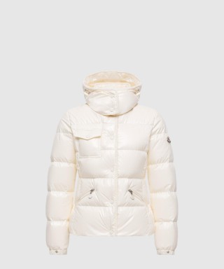 [MONCLER-몽클레어]Glareins 브레이디드 트림 후드 크롭 다운 재킷