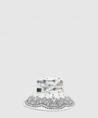 [MIUMIU-미우미우]반다나 프린트 버킷 햇 5HC121