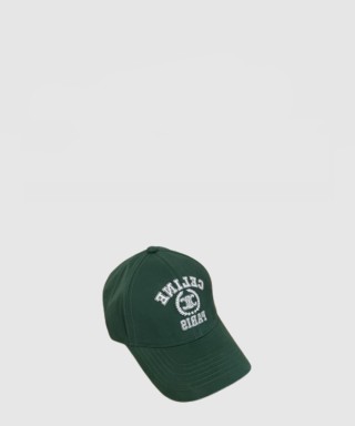 [CELINE-셀린느]유니버시티 베이스볼 캡 개버딘 코튼 워시드 AA08D2