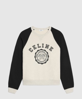 [CELINE-셀린느]루즈 블라종 스웨트셔츠 코튼 플리스 RY0316
