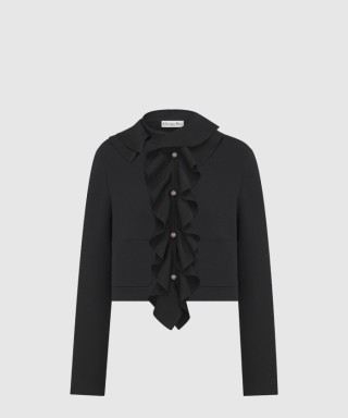 [DIOR-디올]크롭 재킷 & 탈착식 루싱 칼라 554V0