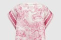 [DIOR-디올]Dioriviera Toile de Jouy Sauvage Dior 실크 탑 54JOU