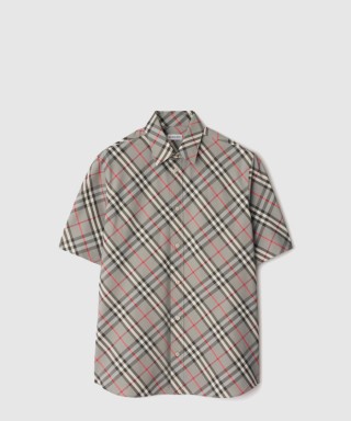 [BURBERRY-버버리]레귤러핏 체크 코튼 셔츠 81135371
