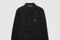 [PRADA-프라다]셰브론 데님 블루종 재킷 GEB254