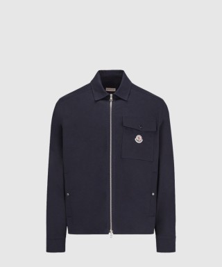 [MONCLER-몽클레어]코튼 개버딘 집업 셔츠 재킷