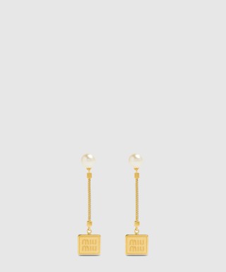 [MIUMIU-미우미우]메탈 및 펄 귀걸이 5IO069