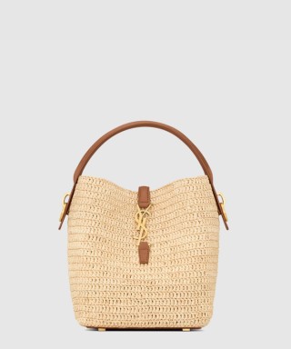 [SAINT LAURENT-생로랑]라피아 소재 LE 37 스몰 백 839387