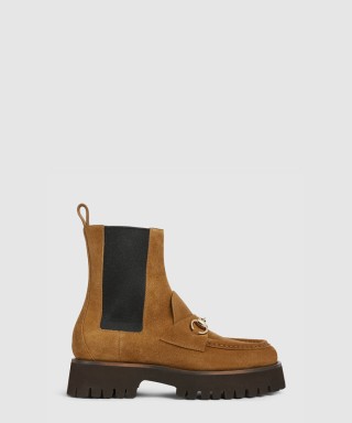 [GUCCI-구찌]호스빗 앵클 부츠 834770