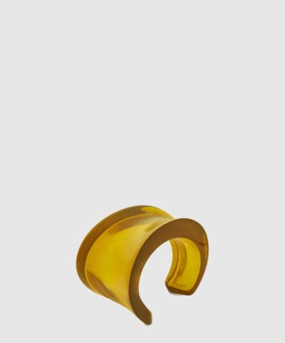 [SAINT LAURENT-생로랑]레진 소재의 비대칭 커프 799051