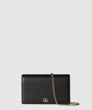 [GUCCI-구찌]GG 마몽 체인 달린 지갑 497985