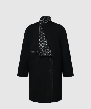 [LOUIS VUITTON-루이비통]더블 페이스 롱 클립 프론트 코트 1AIPOA