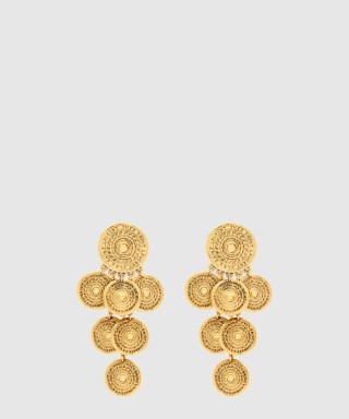 [SAINT LAURENT-생로랑]메탈 참 이어링 820145