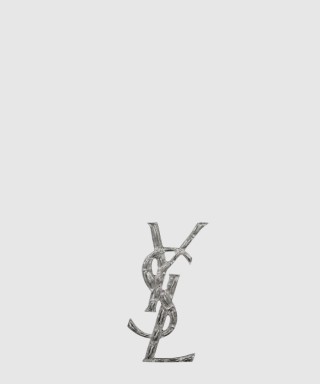 [SAINT LAURENT-생로랑]메탈 소재의 CASSANDRE 크로커다일 브로치 470371