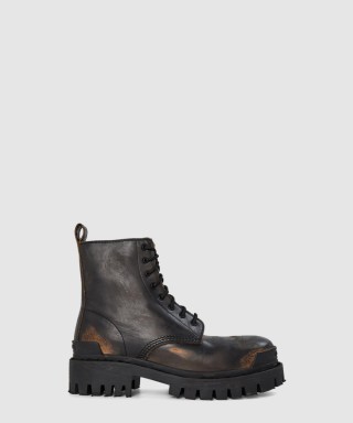 [BALENCIAGA-발렌시아가]스트라이크 워싱 이펙트 레더 부츠 670633