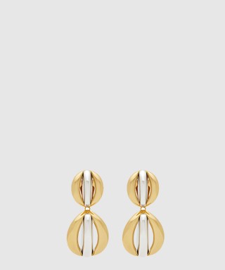 [SAINT LAURENT-생로랑]메탈 소재의 CASSANDRE 듀오 링 크 774623