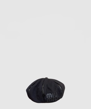 [MIUMIU-미우미우]로고 베레모 5HC272